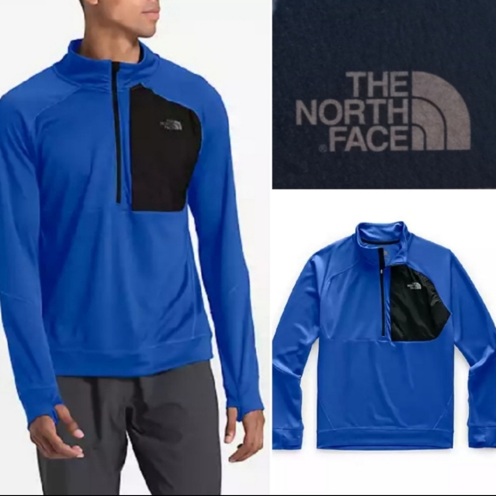 The North Face Long Sleeve Athlet Shirt Men's Blue - Picture 8 of 8